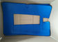 Gaxetas de borracha feitas sob encomenda do grande retângulo azul da cor com material da borracha de 100%